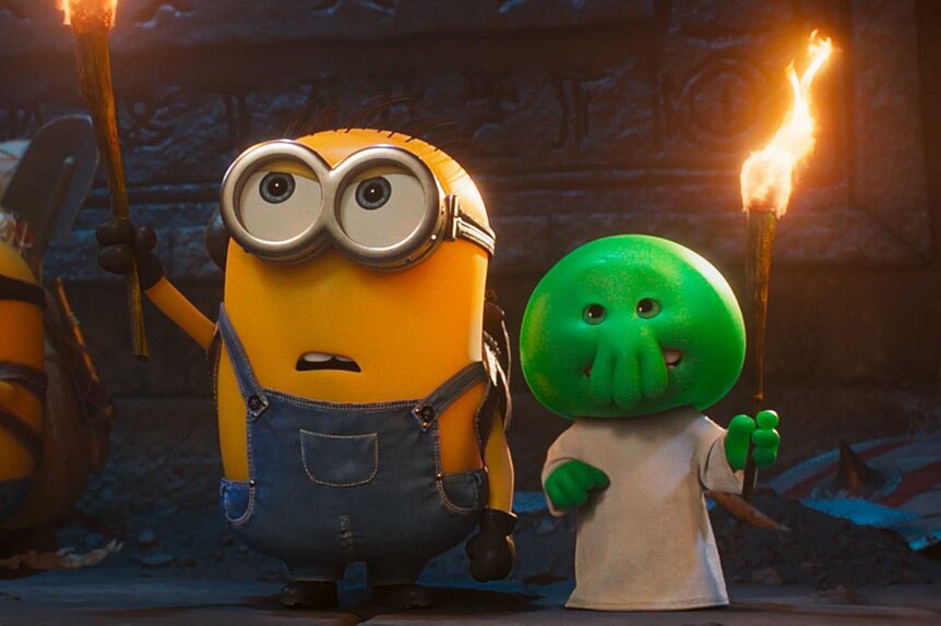 cinemaxwell's tweet photo. Minions &amp; Monsters is a witty and sincere love letter to classic Hollywood. Packed with both chaotic minion silliness and tons of movie references, this may be Illumination’s finest hour. Lovely animation, so many laughs, an ode to the shared experience of going to the cinema. https://t.co/iv4g2ZVkyg