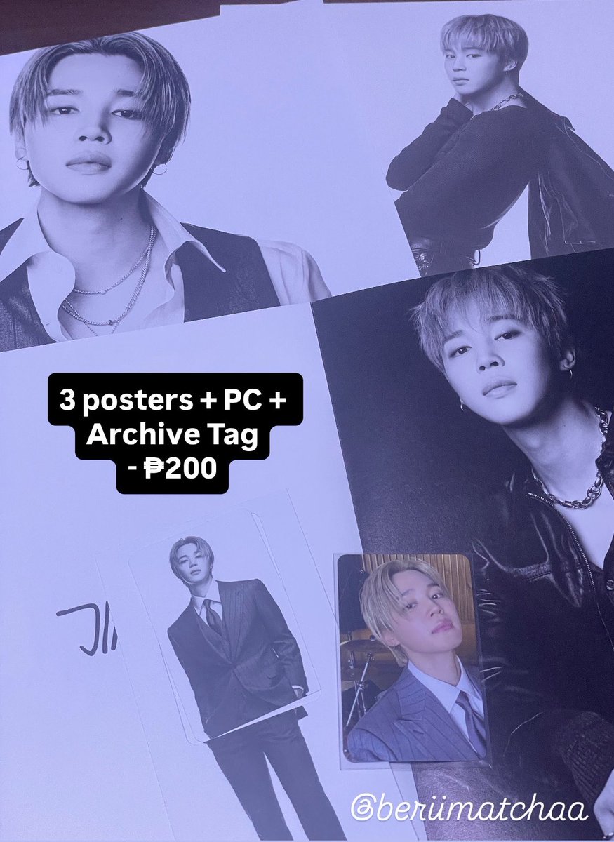 beriimatchaa's tweet photo. 🏷️ wts lfb ph bts arirang ph

LIVING LEGEND TINGI ; paubos sale

> prices on photos
> onhand &amp; good condition
> prio payo or taking more / 30% dp dop after 7 days

dm or reply to claim 

t. bangtan ph wts jimin jungkook taehyung v suga jhope jin namjoon rm kpop pc iphone https://t.co/u1Wp3ROUvB