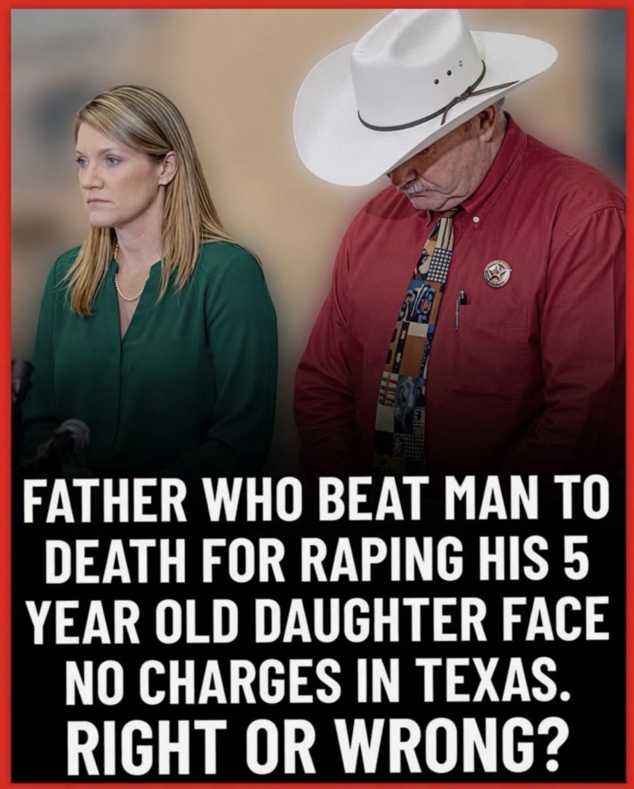 sprosay10's tweet photo. 🔥Father beats to death the man who raped his 5-year-old daughter.
Texas authorities: No charges.✋

What's your view? 
Yes or No? 💪

Drop your honest opinion 👇👇 https://t.co/X5hk9QPpWH