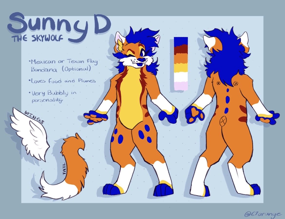 e7orange's tweet photo. @MonsterFennec Thank you for the opportunity!!! 🧡💙 https://t.co/LwxUNPyU0B