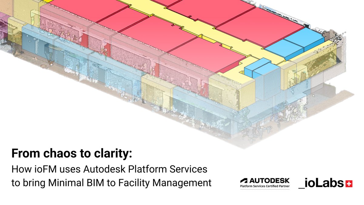 AutodeskAPS's tweet photo. Full #BIM models weren't made for facility management. ioFM offers a smarter path. This Minimal BIM approach by @_ioLabs converts documentation into lightweight models that integrate into #GIS and FM platforms. Read the full blog from the #ioLabs founder: https://t.co/9B7Tydh2n6 https://t.co/wTiMTpzNSH