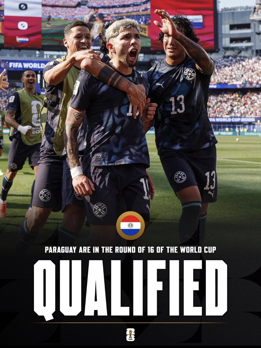 Navlys_01's tweet photo. 🇵🇾 OFFICIAL: PARAGUAY BEAT GERMANY AND QUALIFY TO WORLD CUP ROUND 16!

HISTORICAL. https://t.co/rOkOu6Ch7d