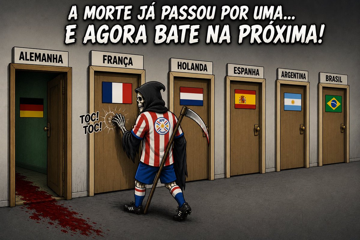 IgorCooutinho's tweet photo. Paraguai tem um plano. 
Alemanha já foi! 
#germany #worldcup #paraguay https://t.co/j00pLCmWor