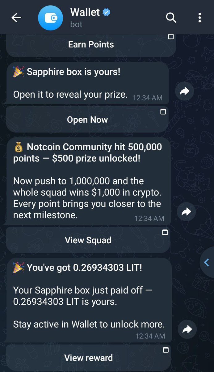 WildHunters_Nad's tweet photo. 🔥 Telegram Campaign is still active...🔥

🤝🏾 New tasks available....complete &amp; claim +30 points

Click link to start (whether invited before or not)
https://t.co/jQNfk7kp1D

👇🏾 Check next post on how to complete the Main Campaign 🙌🏾 https://t.co/ccuxisPUrN