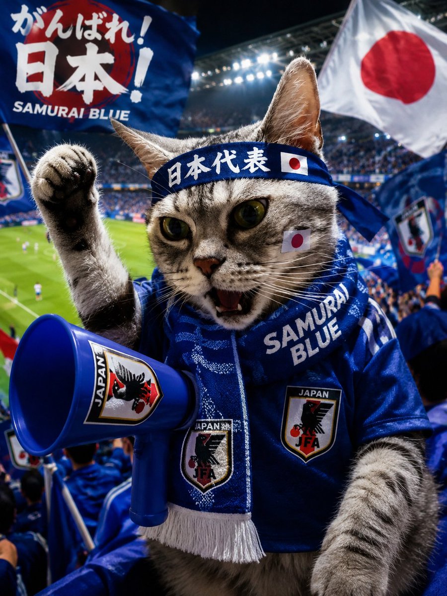 leon53880322's tweet photo. 今さらだけど日本代表応援サポーターにレオンもなってみたよ!🥹🥹🥹 https://t.co/0sCQpPJYsH