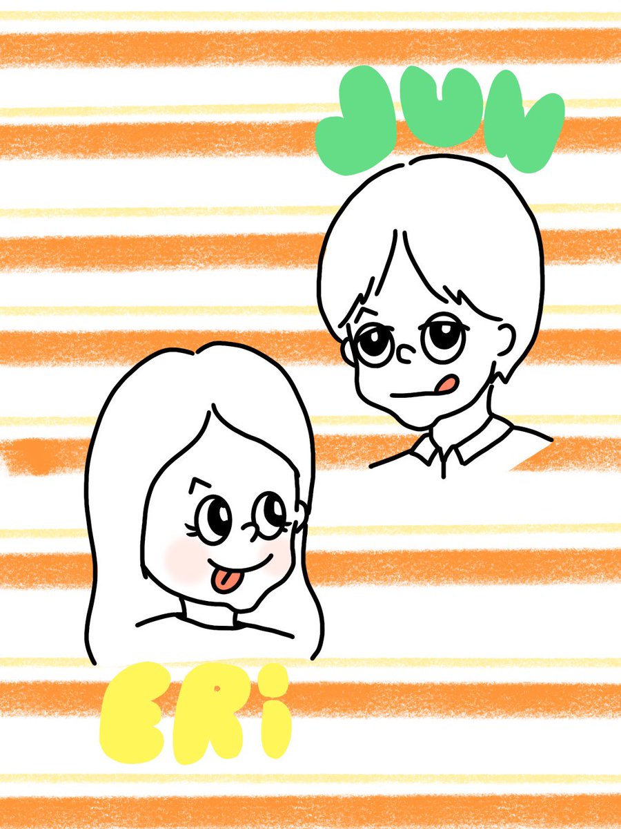 YoshieAtelier's tweet photo. デザフェス63で描いた似顔絵アップしていきます🫶🏻
ぜひ、アイコンとかに使ってくださいね♪
『JUNさん&ERIさん』🙌
スペンダー風似顔絵(デフォルメ)を喜んでいただきありがとうございました!
#似顔絵 #デザフェス #アナログ #デジタル #designfesta https://t.co/KqdcdmNu2H