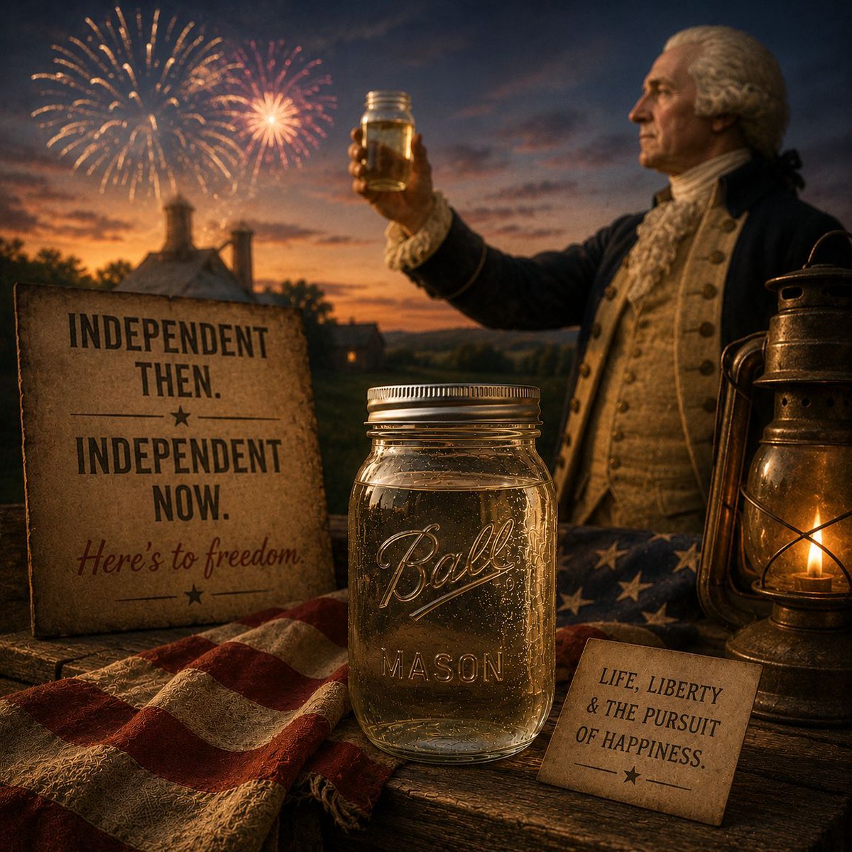 JonUmstead's tweet photo. Launching a book about people who built businesses the government was actively trying to shut down.

Feels like the right weekend for it.

Happy Fourth of July. 🥃

#AgainstTheGrain #Independence https://t.co/gAFRWLqgAz