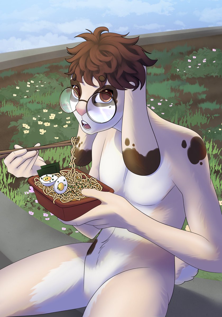 Galactic_Lilac's tweet photo. A snacc in the park 
#furry #myart #furryart #digitalartㅤㅤㅤㅤ https://t.co/nLrWJJcNAD