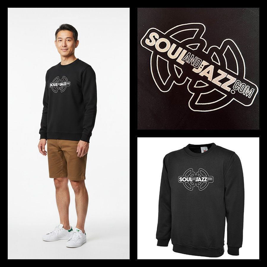 soulandjazz's tweet photo. Now available in the #SoulandJazz store, the #LimitedEdition Black & White collection including this rather fine #Sweatshirt ▶️ https://t.co/16n8RbdX1V Embroidered and coming in sizes XS to 6XL. #SnappyThreads Découvrir https://t.co/5mqUrg9QAB