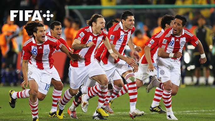 BigWillWTVC's tweet photo. The last time Paraguay made the round of 16 and won a knockout stage match? 

2010 

The year Spain were World Champs 

Add it to the list https://t.co/GjEfoKb46V