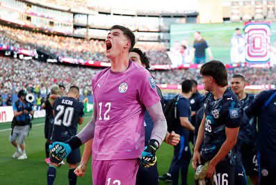 wravinovich1's tweet photo. Es la primera vez en la historia de los mundiales que #Alemania pierde una tanda de #penales. 
GRACIAS #OrlandoGill 
#Paraguay #Albirroja https://t.co/IRmXigGPG2