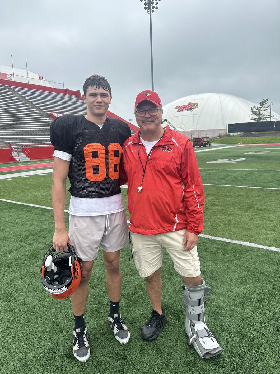 EdisonWulf's tweet photo. Thanks @ISU_Football  for a great camp. Had a great day competing and learning from @Coach_Calt as well as meeting @Coach_Etheridge and @Coach_Spack. https://t.co/0WiPk6VtSt