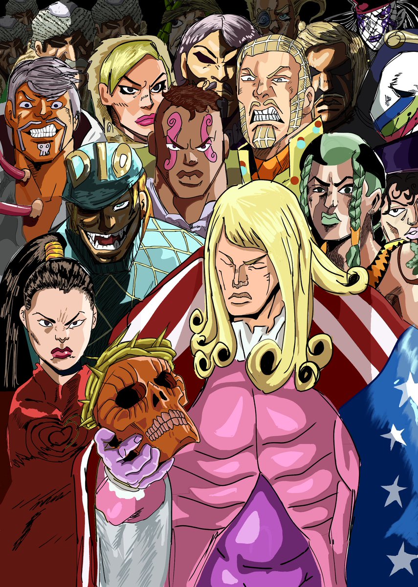 Bernardo_artz's tweet photo. Art do dia

 Dia 29 

Demorei pra postar mais tá aí uma art de steel ball run. 

E um feliz aniversário pro meu amigo random. 
#art #anime #jojo #sbr #drawing #illustration #fanart #digitalartㅤㅤㅤㅤ #draw https://t.co/OpBw5jHvs9
