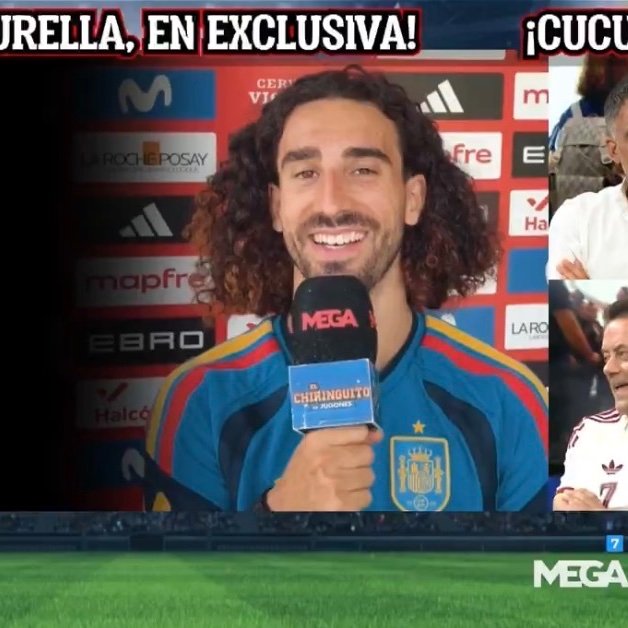 Madrid_Connect's tweet photo. 🗣️ Marc Cucurella : « Je préfère devenir CHAUVE plutôt que de me faire tatouer l’écusson de Barcelone. »

Mais 😭😭😭😭😭 https://t.co/MZJIjxItKS