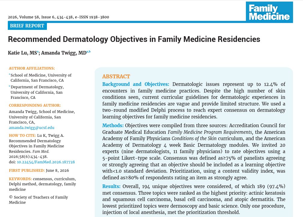 Family Medicine Journal tweet media