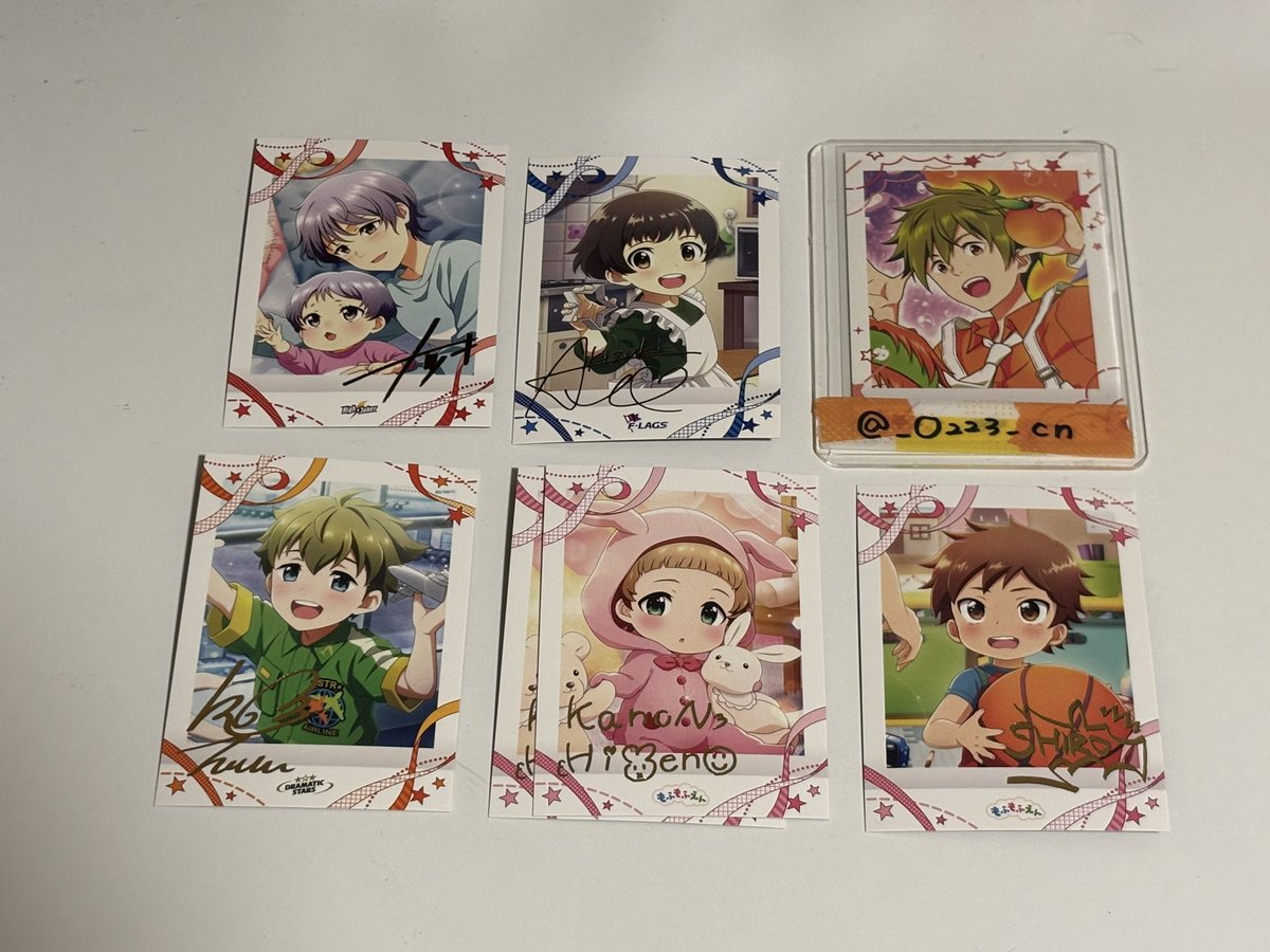 _O223_cn's tweet photo. 【交換】 SideM  リメショ ぱしゃこれ 第10弾

譲:画像参照

求:秀.隼人

箔押しは箔押し同士の交換
又は箔押し1:N2の交換のみ

郵送希望

検索よりお声がけください。 https://t.co/fpvuDAQVMZ