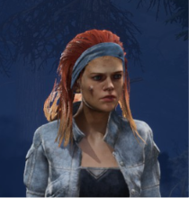quick_and_quiet's tweet photo. .@DeadbyDaylight can yall rework this meg head to match the advertising? it looks... not good https://t.co/wOR5skCuM9