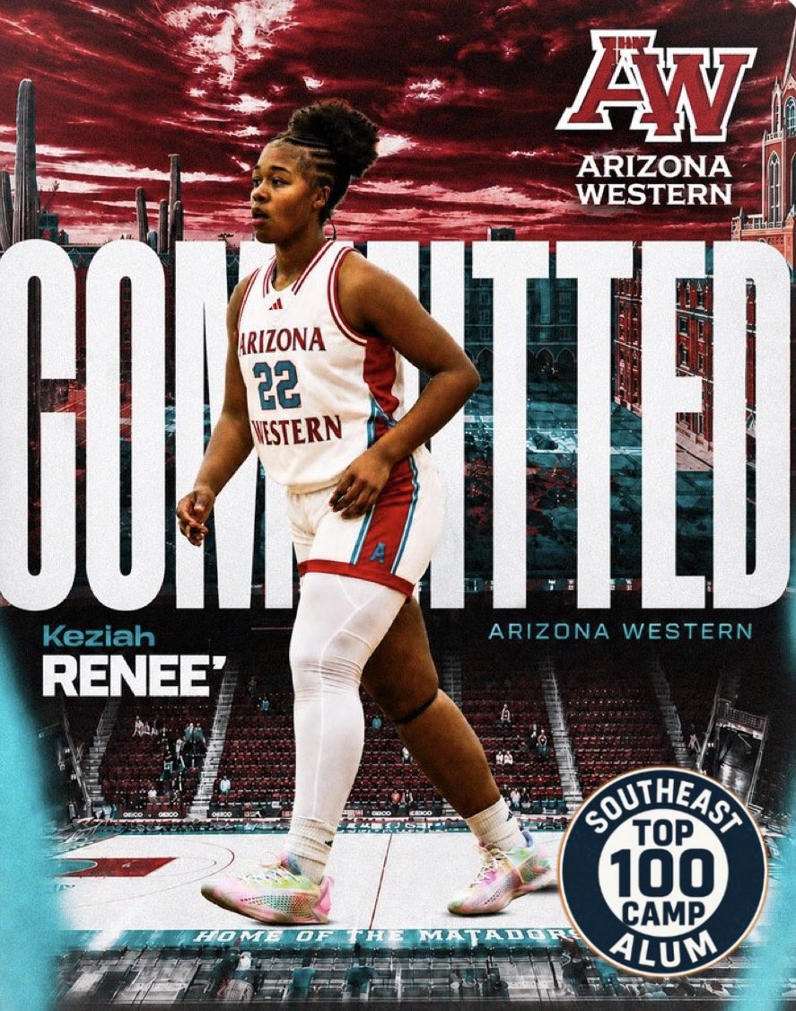 WBBGems's tweet photo. Congratulations to Southeast Top 100 alum Keziah Renee who has committed to Arizona Western Junior College. https://t.co/Lg9nhsXbgd