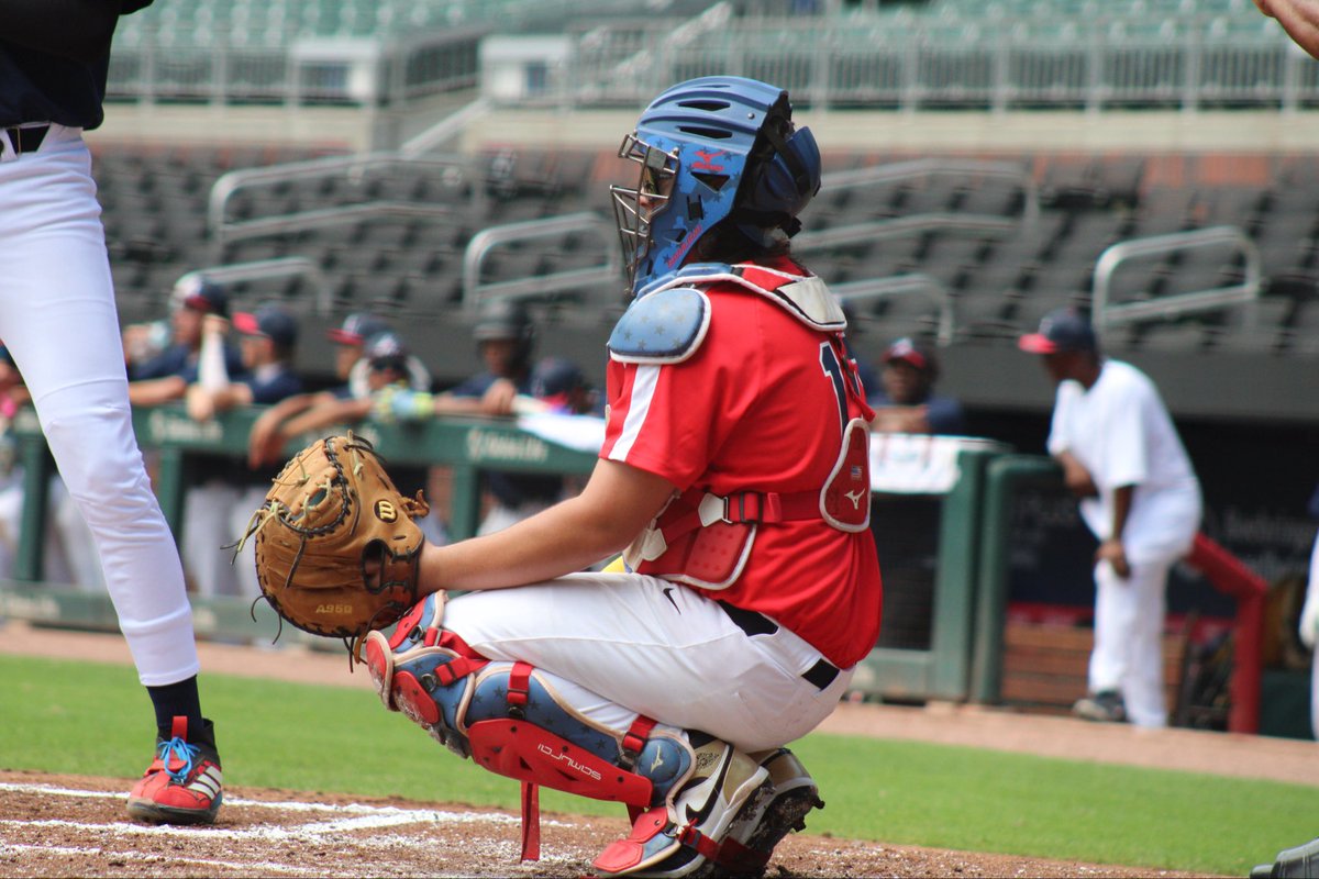 BryceBarnoski's tweet photo. Starting catcher of the winning squad (red) 🤙🏽
#nativeathlete #atlantabraves #NativeAllstar #Nativeamericanallstarshowcase #truistpark https://t.co/AQlQF7Q47l