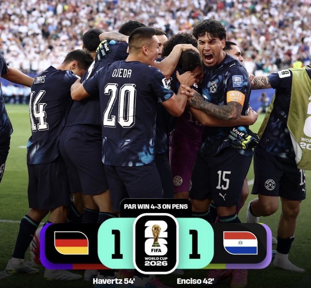 Navlys_01's tweet photo. Paraguay power into the Round of 16 on penalties! 💪

#FIFAWorldCup https://t.co/ipoBLZDAcn