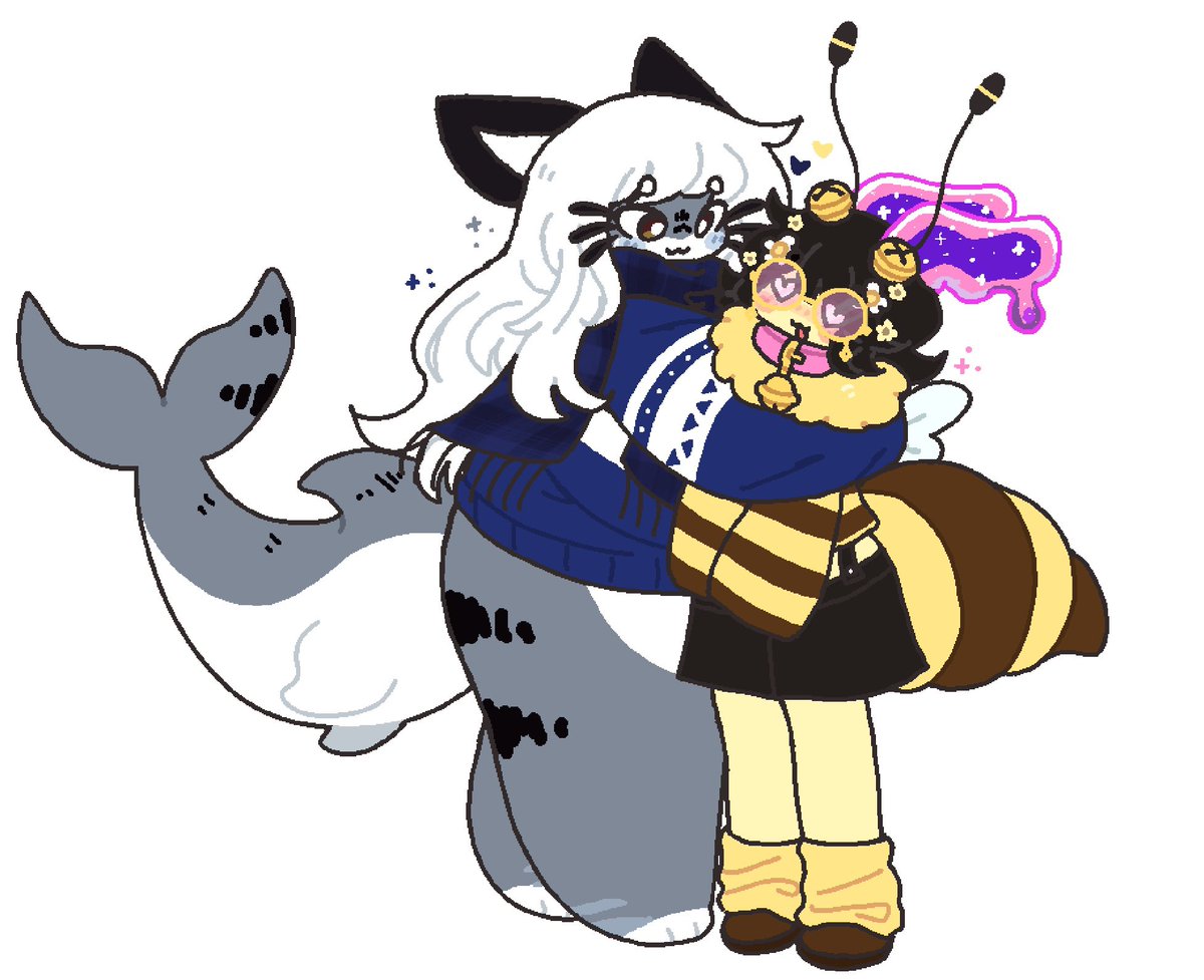 tingusbungus's tweet photo. Shark and a bee čōmmíşšĩöń https://t.co/stWtotto4s