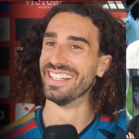 MadridXtra's tweet photo. 🚨 Marc Cucurella: “I watched Real Madrid’s documentary about the last Champions League run.

It always seems like nothing will happen, but they know something will happen, that they’re going to pull a remontada.

Living it must be beautiful.” @elchiringuitotv https://t.co/4XaLVubBxV