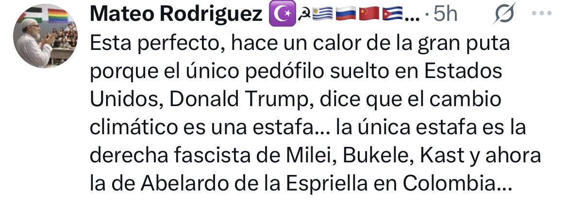 MaxiTano006's tweet photo. @Trona2413 @laderechadiario Y bueno gordo, los 2 primeros mensajes que leí justo vinieron de 2 tarados con la hoz y martillo en el perfil, tristemente el 99% de la izquierda es asi, les da lo mismo si te expones en frente de niños o no
A menos que seas una persona cis, blanco, hetero y etc, ahi si esta mal. https://t.co/66KTJ1D6ae