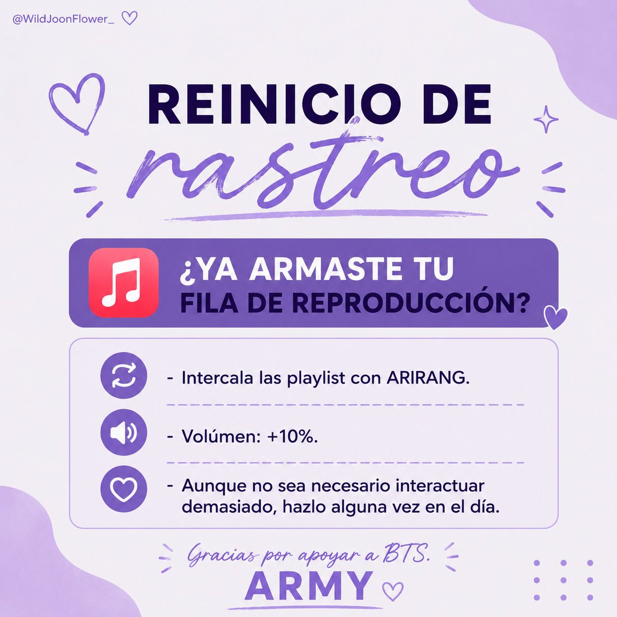 WildJoonFlower_'s tweet photo. — 🎧 | Playlists para Apple Music. 
(Martes – SUGA)
#ARMYonAppleMusic

⤷🏠Come SWIM | ARIRANG | D-DAY🎤
🖇https://t.co/DKM5BYBMDW
⤷🏠Come SWIM | Yoongi🐱
🖇https://t.co/kXGf8Cwcy2
⤷🏠Come SWIM | ARIRANG 
🖇https://t.co/anh1QBVUWH https://t.co/7wZ0cDQc7N