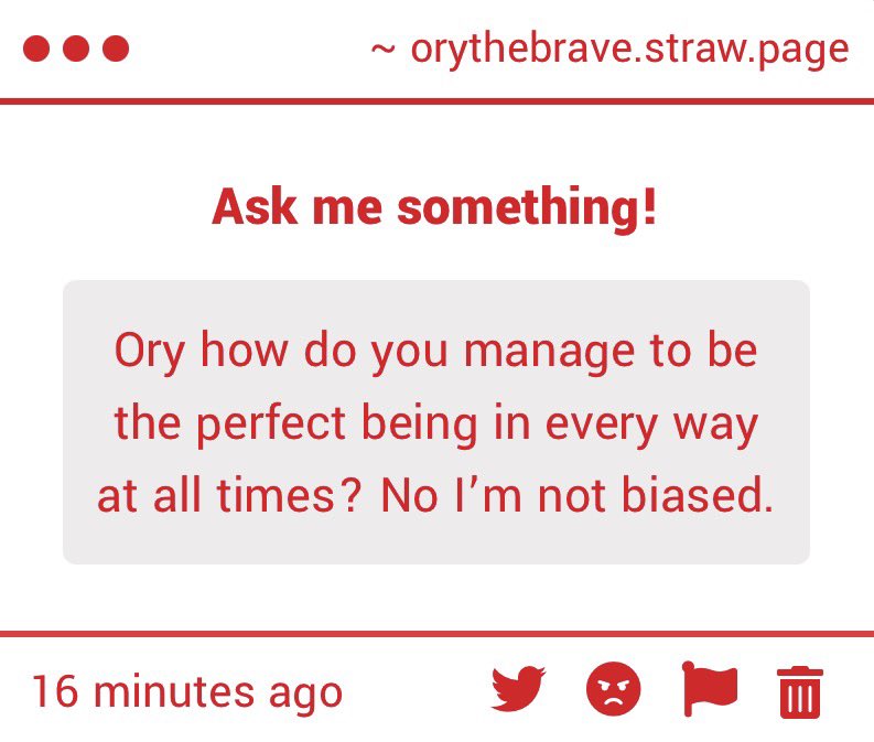 OryTheBrave's tweet photo. Woah.. well-

I mean I’m GOOD at a lot of stuff but being the bestest human isn’t meaning being.. perfect?

I’m.. way far from being that…

Flaws exist in everyone..? https://t.co/jNCQhs2YMD