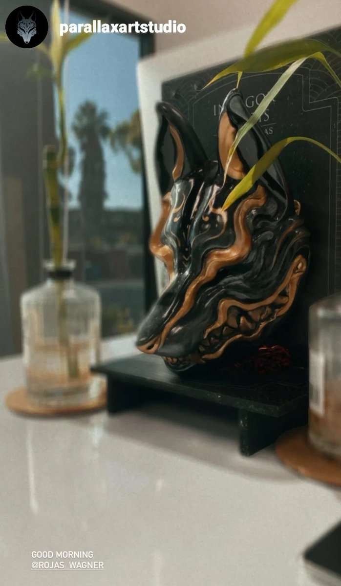 WagnerRojas6's tweet photo. Estos días estoy ocupado con los próximos envíos.
Pero estaré compartiendo las  fotos que mis clientes mostraron en sus historias ✨

Kitsune Zenko 
Wearable mask. https://t.co/M7YvMUXwCB