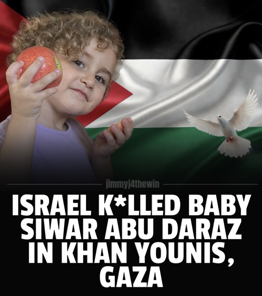 JimmyJ4thewin's tweet photo. Siwar was only one year old, and now she’s gone. 

Never forget her. 🕊️ https://t.co/Hzzul762At