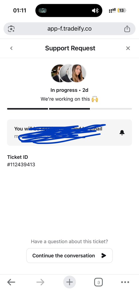 _sajid2's tweet photo. @Tradeify  anyone on support , almost from Friday waiting for reply been told will get reply on monday
@BrettSimba https://t.co/rqAGnMB2Cs