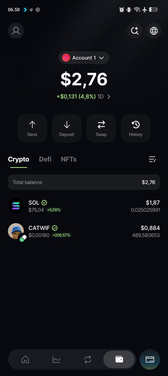 wanzz_u's tweet photo. @Kingstaccz This is my last memecoin bag.
I used the last of my money to buy $CATWIF after months of taking losses.
I'm not asking for a miracle... just hoping for a chance.
If I'm lucky enough to receive an airdrop, I'll use it to rebuild my portfolio and keep supporting this community. https://t.co/EjAQfjQJNn