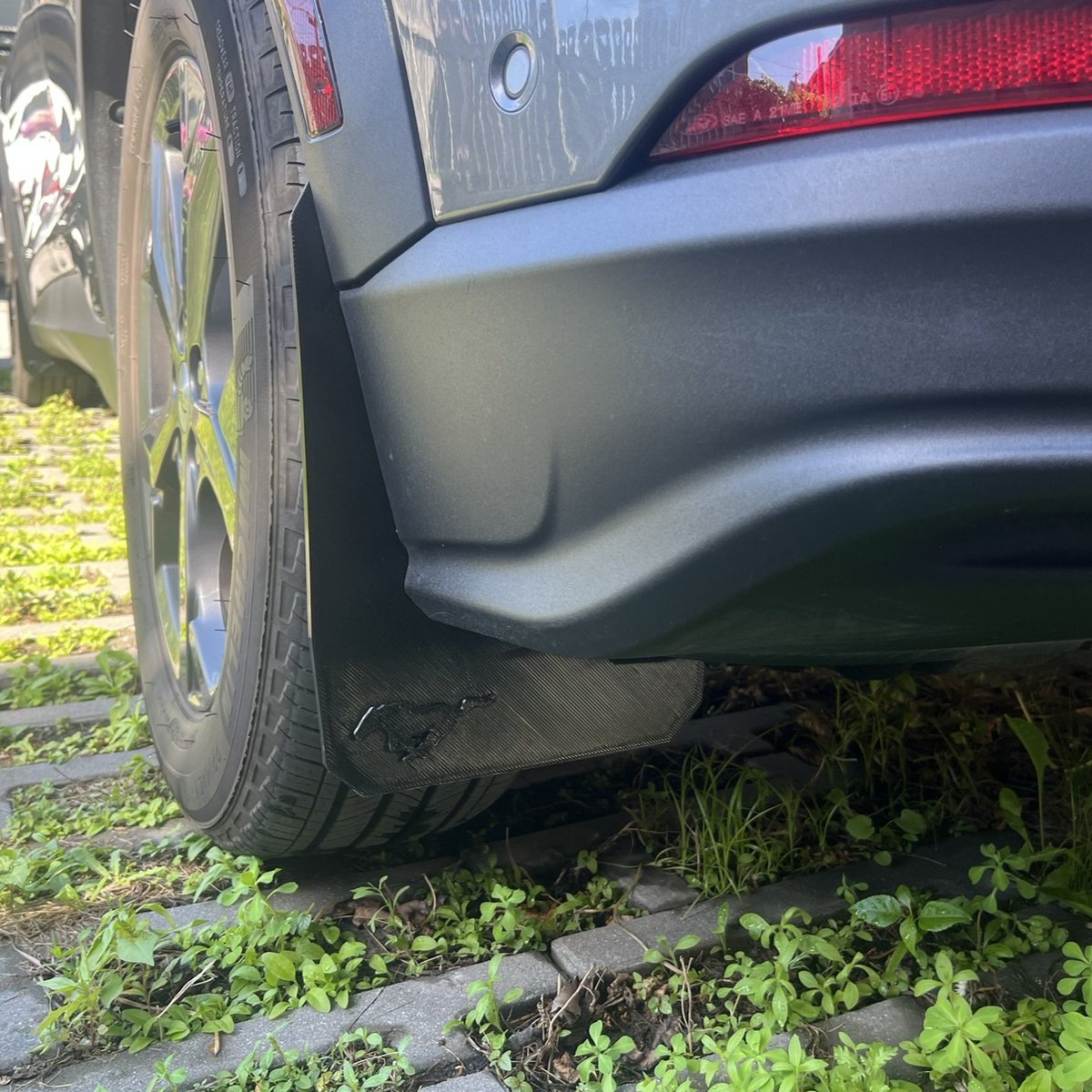 MaksymEng's tweet photo. 🚨 Mustang Mach-E owners! Level up your ride with these custom 3D-printed mud flaps! 

Perfect fit, heavy duty, no drilling required. 

Personalize with your own text! 🔥 

35% OFF sale - for fellow Canadians for Canada Day!

Shop now: https://t.co/BESKLC5340

#MachE #MustangMachE #FordMachE #EV #MudFlaps #CarAccessories