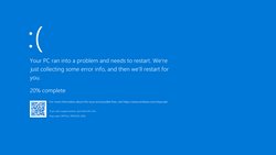 trukitin_'s tweet photo. @inkjkv Las bsod,imagina estar jugando de noche de tranqui y de repente se te congele todo y te salga esto https://t.co/tTexw5D12Y