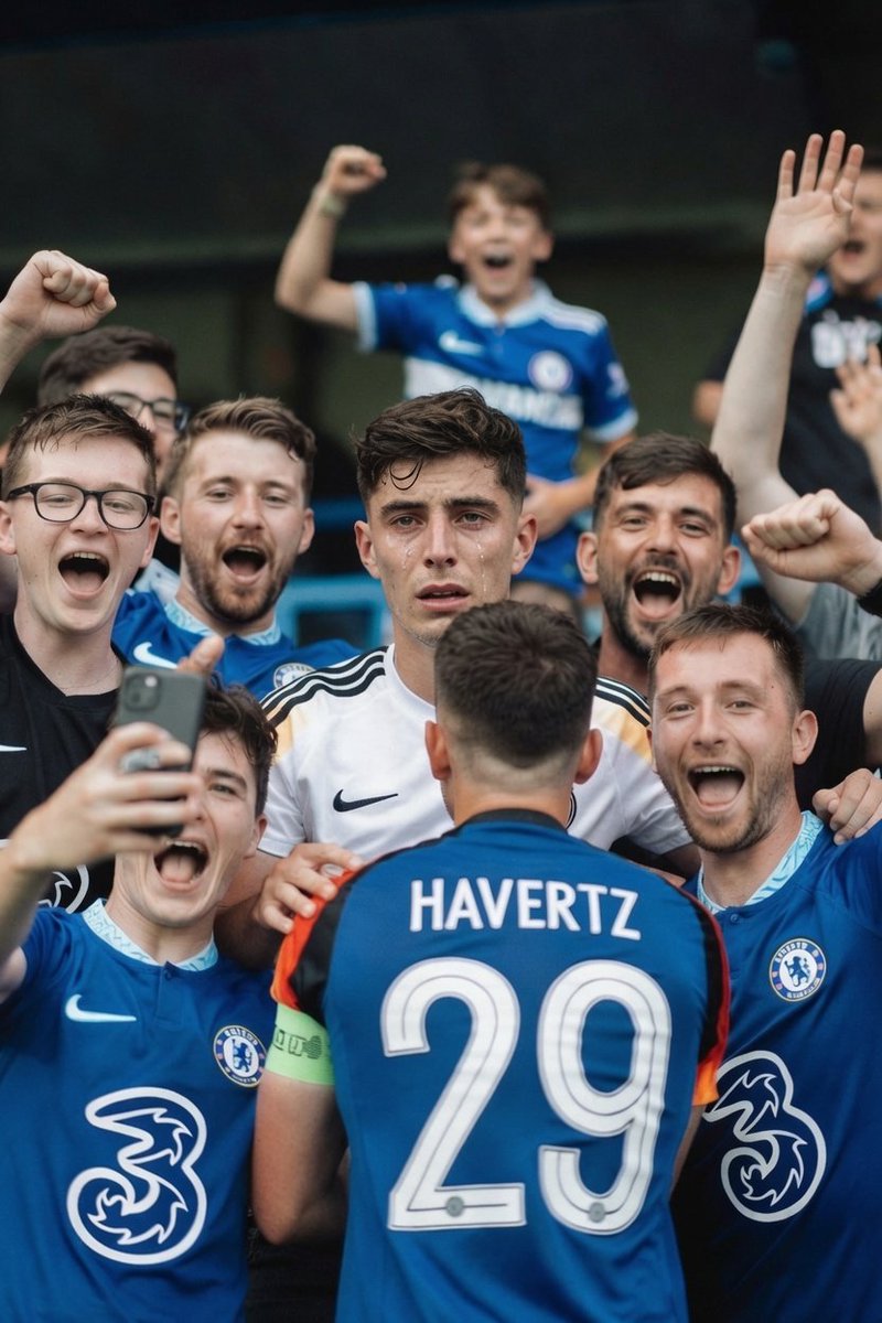 Official_Nic1's tweet photo. @FabrizioRomano Chelsea fans let's take a selfie with Kai Havertz 😄
Kai Havertz say cheese 🤳🏽 📱 https://t.co/fMMNWk5t6K