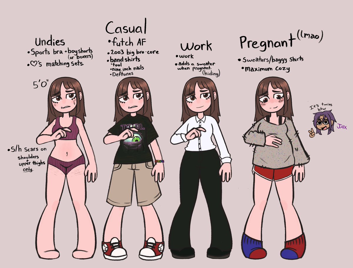 Immoralitywheel's tweet photo. human pomni/gail designs for me and my wifes fic n art stuff https://t.co/3FW926u4Z0