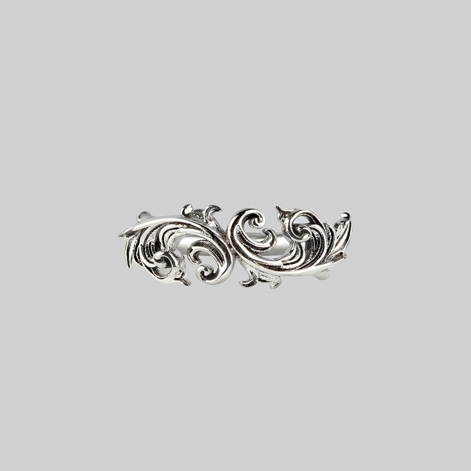 Persephone 🖤 - I just received IMPERIAL. Ornate Flourish Ring - Silver | Silver / XSmall from Anonymous via Throne. Thank you! https://t.co/lDSXrPLmSm #Wishlist #Throne https://t.co/7kaVUxYoFa