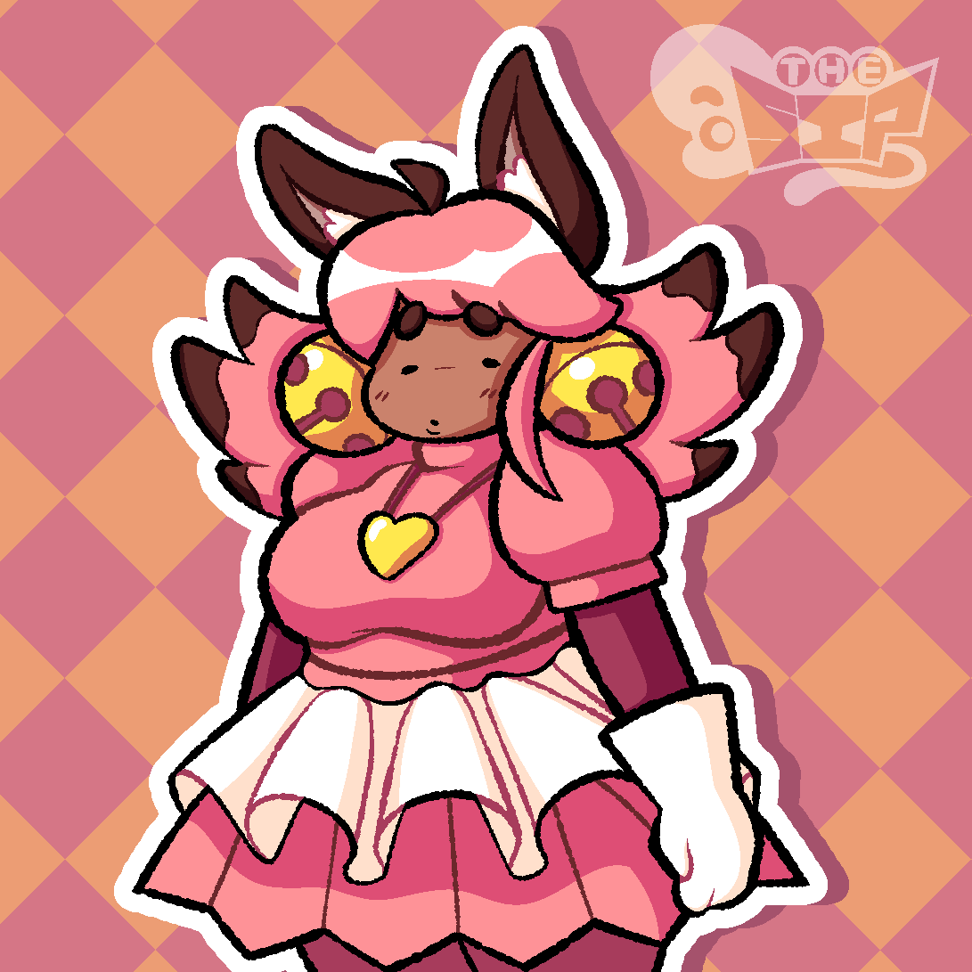 TheRealSipss's tweet photo. Lop tries out a relevant/recent cosplay (Lop belongs to @DaniDaBun) #deltarune https://t.co/dV6627HxqR