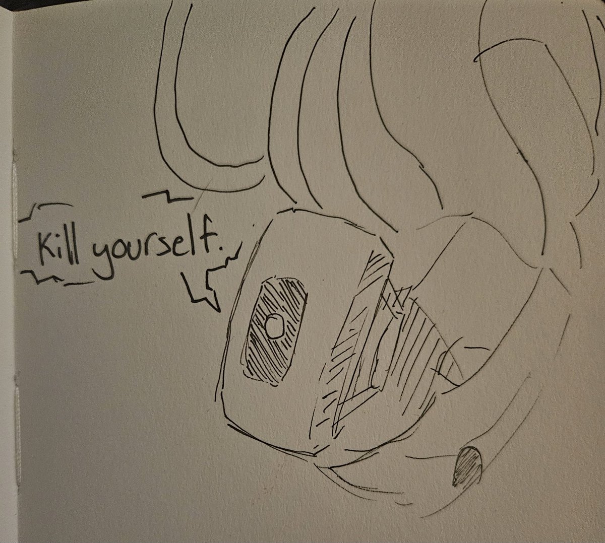 foxilixo's tweet photo. thing i made earlier that I forgot about
shes saying that to Chell btw
#glados #portal https://t.co/XM5nM0JZMR