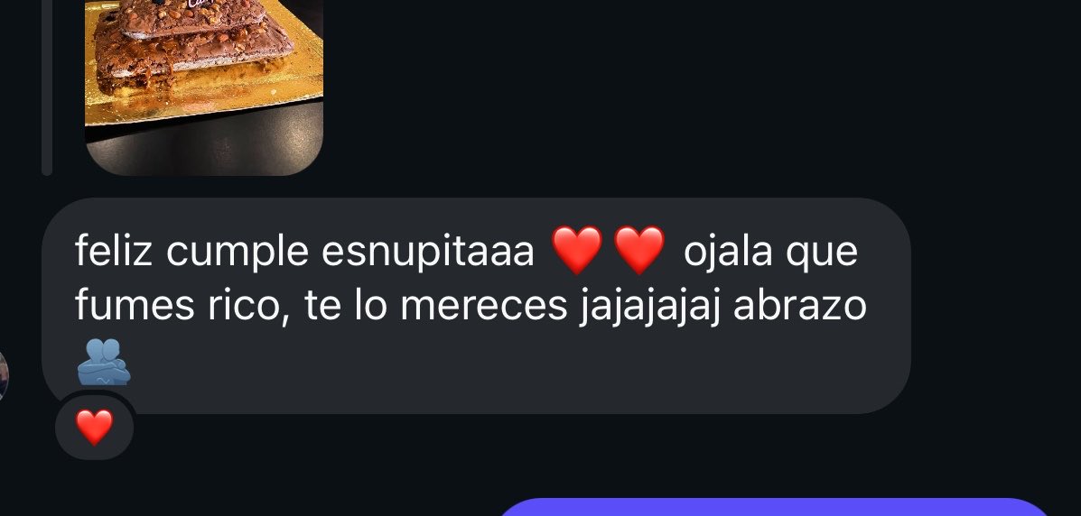 miicagonzzalez's tweet photo. El saludo d mi diller x mi cumple es genial https://t.co/H9oM0LX12Z