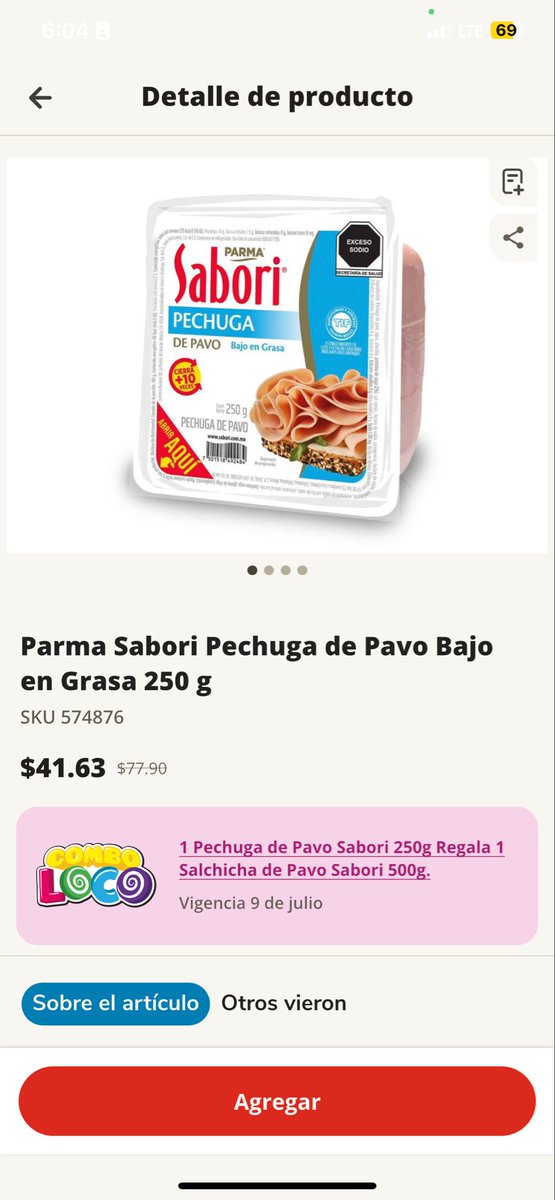 Patoscruz's tweet photo. @HEB_mexico @Profeco en su sucursal Contry mencionan sus colaboradores que el descuento en el Jamón solo es en línea, lo cual no aparece limitado en la app y en lugar de respetar el precio me piden cancelar la compra y  que la realice en línea, cuando no es limitativa la compra https://t.co/yd9Kd5oXYi