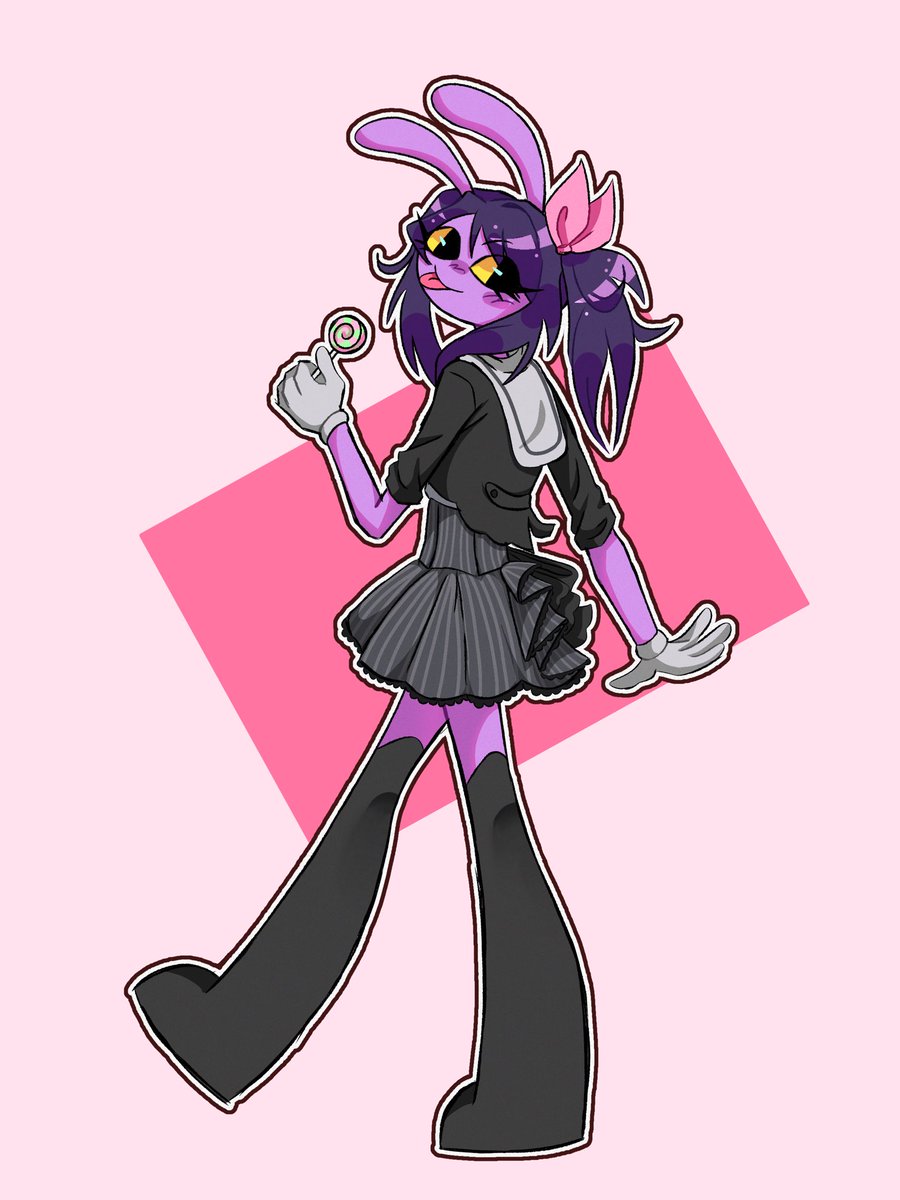 mouchemellow's tweet photo. Trans girls and their pink bows amirite #tadc #jax https://t.co/Bl5q7EKZB8