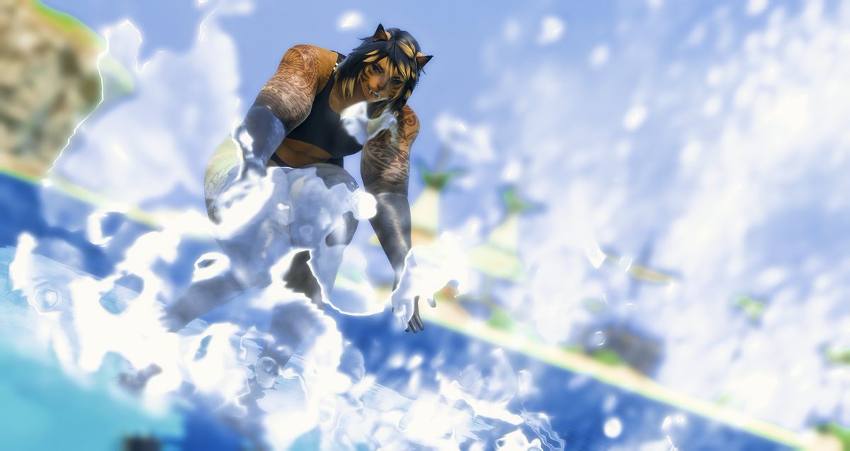 NeoFinXIV's tweet photo. 🌅Summer Fun #Hrothgar #gposer https://t.co/cKtApSRM9p