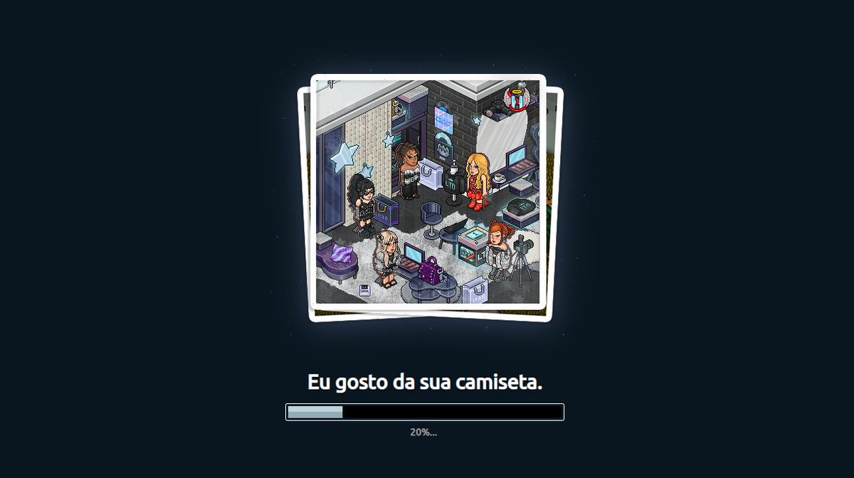 rhabblet's tweet photo. 🟣 NOVA TELA DE CARREGAMENTO!

Agora enquanto o jogo carrega são exibidas imagens de Campanhas e Packs que marcaram o @MeuHabblet ao longo dos anos. Gostaram? https://t.co/2sl5P0v9vk