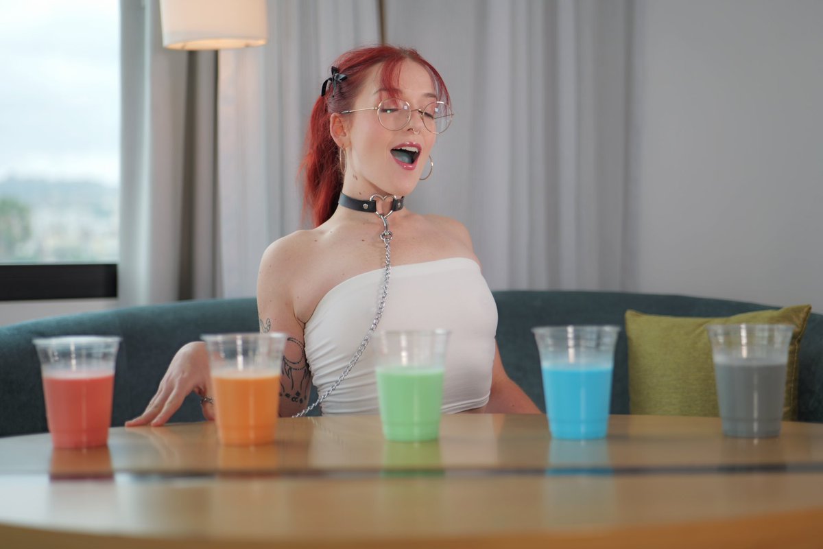 calivalentine's tweet photo. Raise of hands… who’s excited to see me taste the rainbow?👀🤮😋🌈✨

📸 @ThroatXHer https://t.co/xQ0iY2wv4m