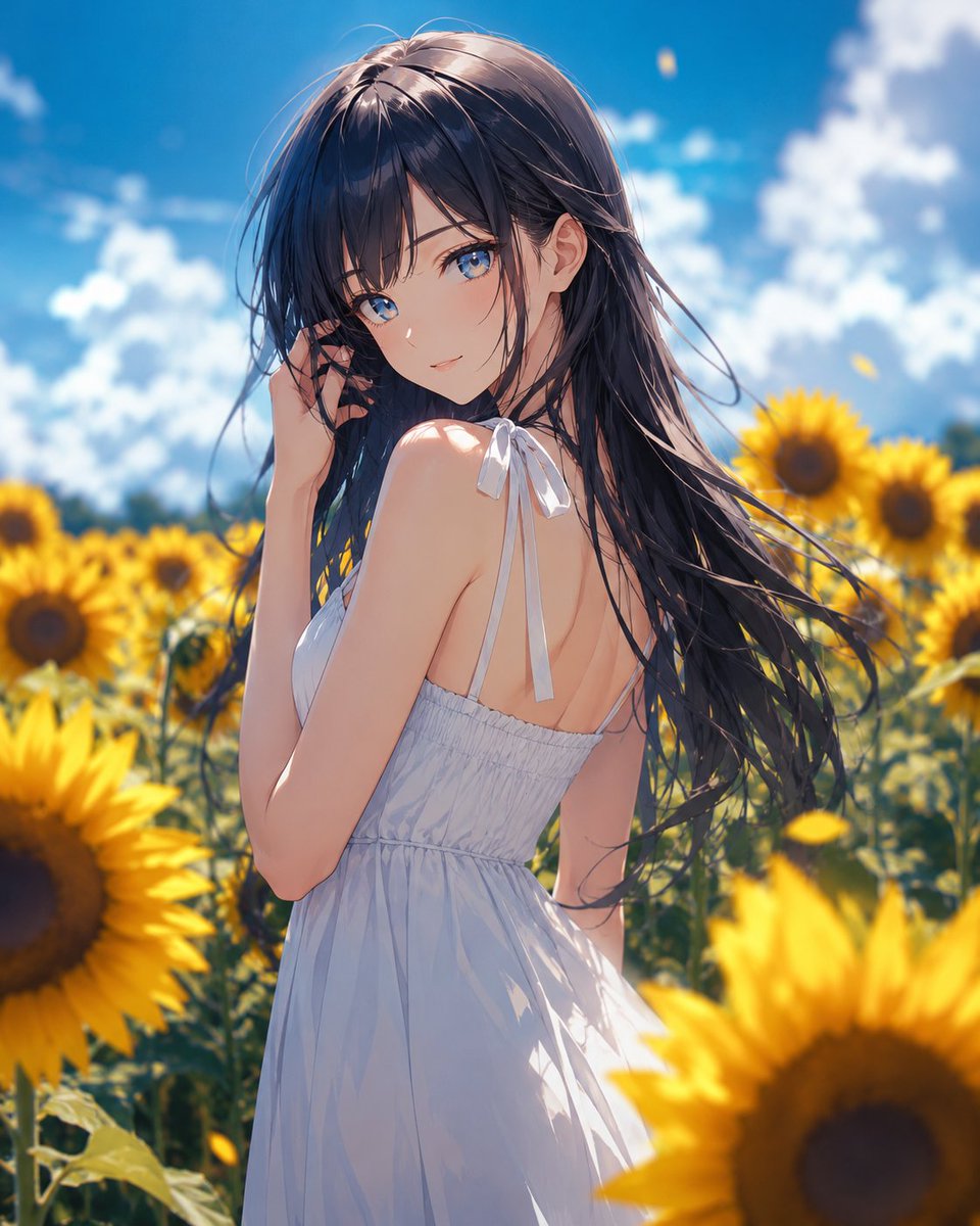 REd8358's tweet photo. - 陽だまりに振り返る -
振り返った横顔に、夏の光が少しだけ溶けている。 https://t.co/vcrE1fFFTV