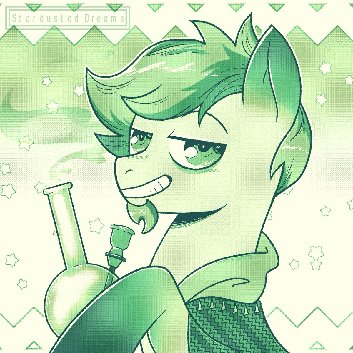 StardustedDream's tweet photo. 🍄Commission for @Dex_ter_ous 🍄

YEAAAAAAH GREEN PONY!!!!
He was so fun to draw and I'm so happy with how this lil stinker turned out THANK YOU DEX
I LOVE HIM!!!💜💜💜💜💜 https://t.co/WtPmOaepZU