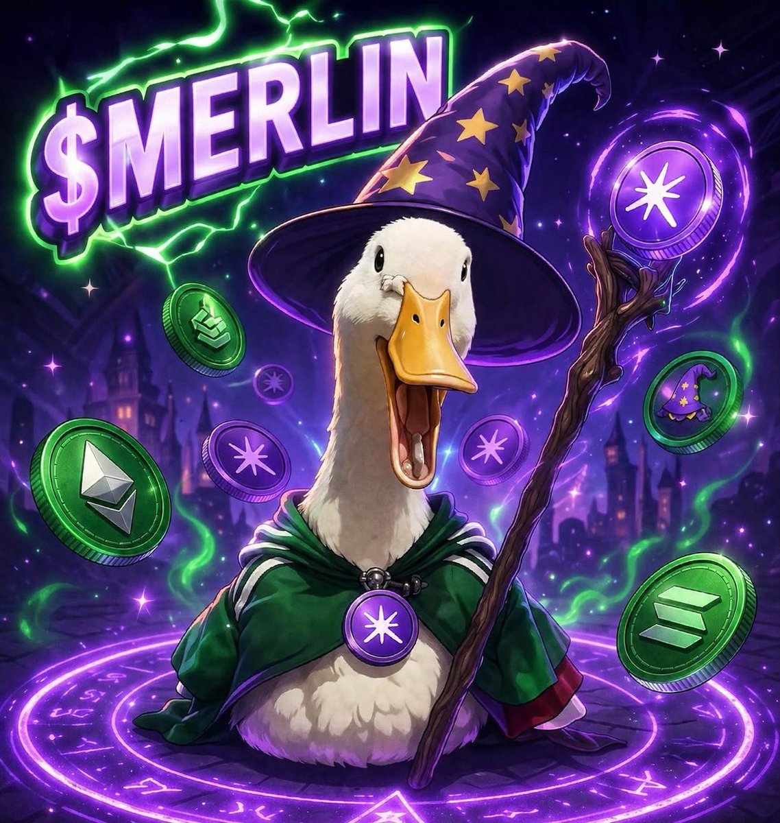 MerlinCoinSolan's tweet photo. This will be the duck that makes us RICHHH. BULL RUN INCOMING.🚀🚀🚀🚀🚀 https://t.co/o5KA0QYvbP