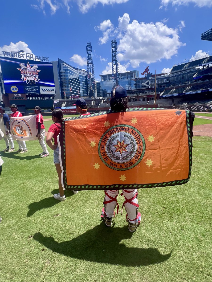BryceBarnoski's tweet photo. Honored to be a part of this year’s Native American All-Star Showcase. Thanks for such a great experience @NativeAthletes @Braves @warstic @TruistPark @CherokeeNation #NativeAllstar #nativeathlete https://t.co/NPcbGpmYpG
